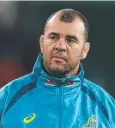  ??  ?? Wallabies coach Michael Cheika