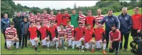  ??  ?? Hamilton Accies after winning the D& K Cup.