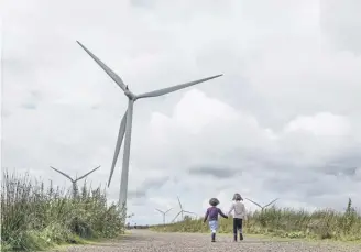  ?? PICTURE: JOHN DEVLIN ?? The overwhelmi­ng policy picture is positive for onshore wind developmen­t in Scotland