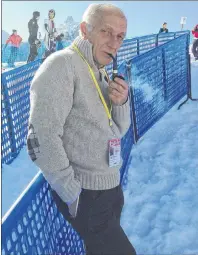  ?? ap Photo ?? Alpine ski photograph­y legend Armando Trovati died Sunday in Milan, Italy.