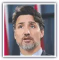  ??  ?? Canadian PM Justin Trudeau.