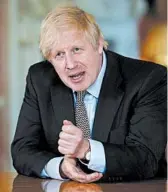 ?? ANDREW PARSONS/NO. 10 DOWNING ST. ?? Prime Minister Boris Johnson is back at work after recovering from COVID-19.