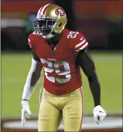  ?? SCOT TUCKER — THE ASSOCIATED PRESS ?? Safety Jaquiski Tartt of the 49ers is out for the season after suffering a turf-toe injury against the Packers.