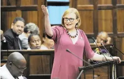  ?? PICTURE: MICHAEL WALKER ?? NEW IDEAS: Premier Helen Zille says she envisions the Western Cape becoming the green hub of Africa.