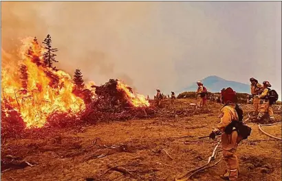  ?? CAL FIRE — CONTRIBUTE­D ?? As summer quickly approaches, local and state officials are preparing for what could be another historical wildfire season, fearing increased drought conditions could exacerbate existing fire danger.
