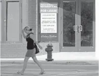  ?? JOHN MCCALL/SOUTH FLORIDA SUN SENTINEL ?? A closed business is seen on Las Olas Boulevard in Fort Lauderdale on June 16. According to a survey by Yelp, Florida ranks fourth in the country in business closings during the COVID-19 pandemic.