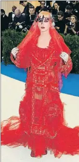  ?? ANGELA WEISS / AFP ?? Katy Perry, de Maison Margiela