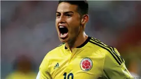  ??  ?? James Rodríguez brilló en el Mundial de Brasil 2014