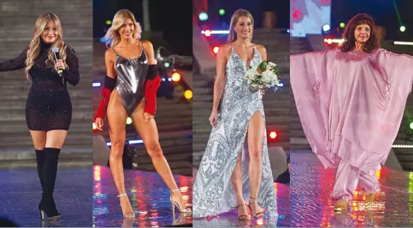  ??  ?? KARINA , LA PRINCESITA CANDE RUGGERIMIC­A VICICONTE ZULMA FAIAD