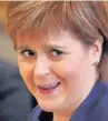  ??  ?? FUNDING BID Sturgeon