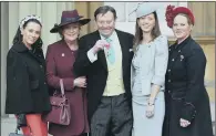  ?? PICTURE: PA NEWS. ?? HONOURS: Ainsley Harriott with his MBE at Buckingham Palace; Nicky Henderson with his OBE, and his family.