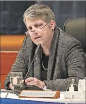  ?? Mel Melcon Los Angeles Times ?? UC PRESIDENT Janet Napolitano has opted for more centralize­d control of the system’s 10 campuses.