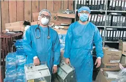  ?? FOTO: EL HERALDO ?? Según las autoridade­s, en este momento tienen equipo de protección de biosegurid­ad para dos semanas para los médicos residentes.