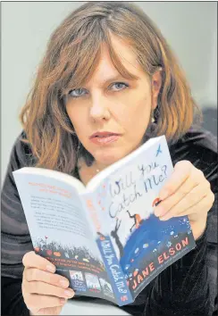  ??  ?? BRINGING COMFORT: Jane with her book, and the Sunday Express front page that inspired her