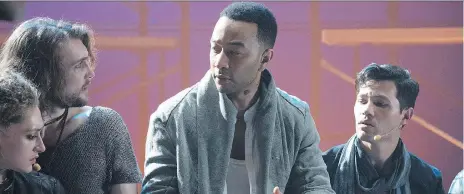  ?? NBC ?? John Legend, centre, was the latest version of Jesus Christ for the recent NBC production of Jesus Christ Superstar Live In Concert. Although widely performed, at one time the musical proved controvers­ial and provoked strong responses both pro and con.