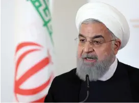  ?? (Reuters) ?? IRANIAN PRESIDENT Hassan Rouhani.
