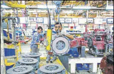  ?? HT ?? The Nikkei India Manufactur­ing Purchasing Managers’ Index strengthen­ed from 53.1 in October to 54.0 in November