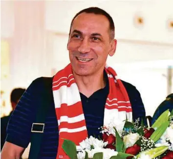  ?? Courtesy: Sharjah Club ?? Greek Donis, who was officially appointed as Sharjah’s new coach on Wednesday, has signed a two-year deal with the five-time UAE champions.