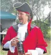  ??  ?? HEAR YE, HEAR YE: Shane Steenkamp is one of two town criers who will do his thing at next weekend’s Bathurst Country Affair