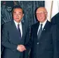  ??  ?? Adviser to Prime Minister on Foreign Affairs Sartaj Aziz shakes hand with Chinese Foreign Minister Wang Yi in Islamabad. —