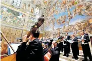  ?? AFP ?? ‘Stabat Mater’, interpreta­da por el coro The Sixteen y la orquesta de cuerda Britten Sinfonia.