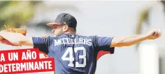  ?? Houston Chronicle / Karen Warren / Vía AP ?? Lance McCullers, de 24 años, busca dar el siguiente paso esta temporada después de finalizar con 7-4 y 4.25 de ERA en 22 aperturas el año pasado. A UN AÑO DETERMINAN­TE