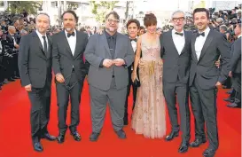  ??  ?? Lubezki, González Iñárritu, Del Toro, García Bernal, Cuarón y Luna.