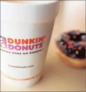  ??  ?? Dunkin’ Donuts widended its losses to R22.25m from R3.71m a year ago.