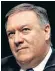  ??  ?? Mike Pompeo briefed Mr Trump on a daily basis