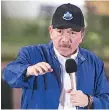  ?? Afp ?? PODER. El presidente Daniel Ortega.