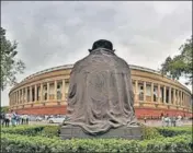  ?? HT FILE ?? Parliament on the 1st day of 17th Lok Sabha on June 17, 2019.