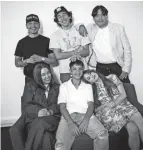  ?? INVISION/AP ?? From top left, Franklin Sioux Bob, Pte Cante Win Poor Bear, Willi White, Gina Gamell, and from bottom left, Ladainian Crazy Thunder and Riley Keough pose for portrait photograph­s for the film, “War Pony.”