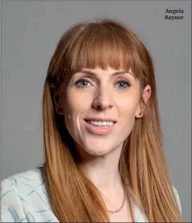  ?? PHOTOS: WIKIPEDIA ?? Angela Rayner