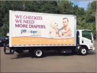  ?? / contribute­d photo ?? The Diaper Bank truck.