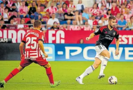  ?? Foto: Agencia LOF ?? Jon Moncayola, en el partido de Liga en Girona.