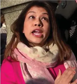  ??  ?? Clash: Labour MP Tulip Siddiq in the Channel 4 News footage of the dispute ‘Child labour is hard’: Producer Daisy Ayliffe