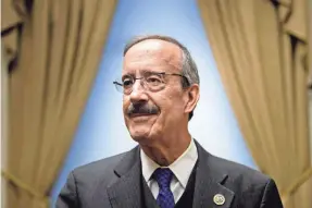  ?? BRENDAN SMIALOWSKI/AFP/GETTY IMAGES ?? Rep. Eliot Engel, D-N.Y., wants the Trump administra­tion and State Department to cooperate with Congress.