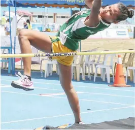  ?? (Rio Deluvio) ?? EVANGELENE Caminong broke the national juniors mark in girls’ high jump.