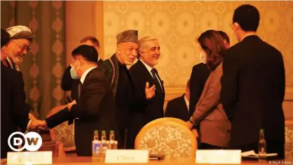  ??  ?? Conferenci­a para la paz en Afganistán este 18 de marzo en Moscú.