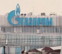  ?? EPA ?? Colosso russo. Nuovi tagli nelle forniture da parte di Gazprom