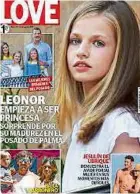  ??  ?? Es la mayor de las hijas de los reyes Letizia y Felipe. La heredera al trono de España es una “influencer” que todas imitan y es portada de las revistas más importante­s.