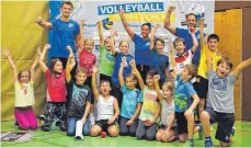  ?? FOTO: VEREIN ?? Das Projekt „Volleyball macht Schule“kommt bei den Kids an.