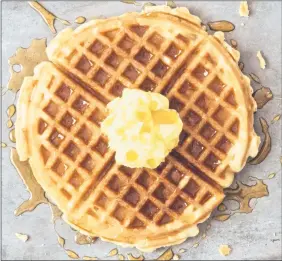  ?? GETTY IMAGES ?? Flavored butters, such as this mixture of unsalted butter, sugar and satsuma zest, give waffles sensationa­l flavor.