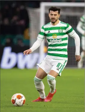  ?? ?? Celtic’s Albian Ajeti was not only off the pace in a pre-season friendly this week, but he also looked disinteres­ted