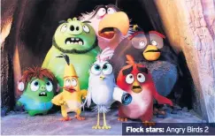  ??  ?? Flock stars: Angry Birds 2