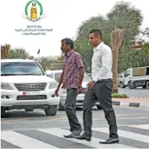  ?? Supplied photo ?? The Ras Al Khaimah Police urged the public to cross the road from designated areas to avert run-over accidents. —