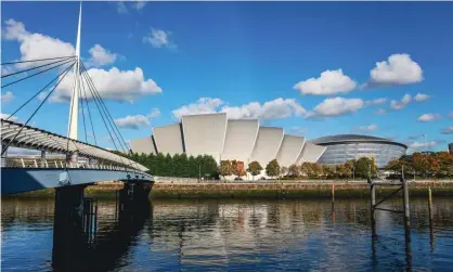  ?? ?? The Scottish Event Campus in Glasgow, Scotland, one of the host venues for the Cop26 climate summit in November. Photograph: Ewan Bootman/NurPhoto/Rex/Shuttersto­ck