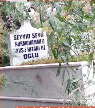  ??  ?? Üstad’ın Hocası Seyyid Nur Muhammed’in Gavsîler Kabristanı’ndaki kabri.