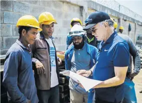  ?? | Cortesía ?? Gobernador Verano durante inspección de las obras.