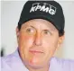  ??  ?? Phil Mickelson